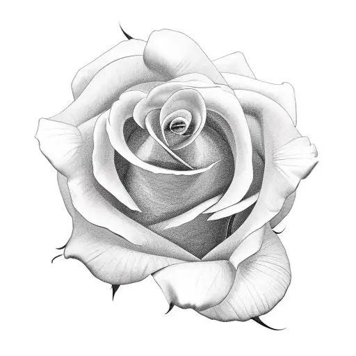 Rose With Morning Glory's