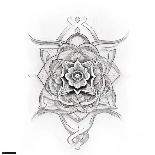 A Bible Opening Up To Reveal A Peaceful Meditation Garden