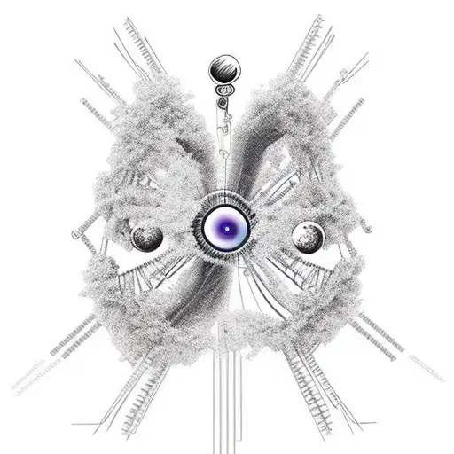 Dancing Scientist With Dna Shaped Dress