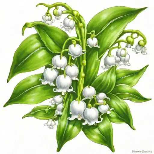 Lily Of The Valley And The Taurus Symbol