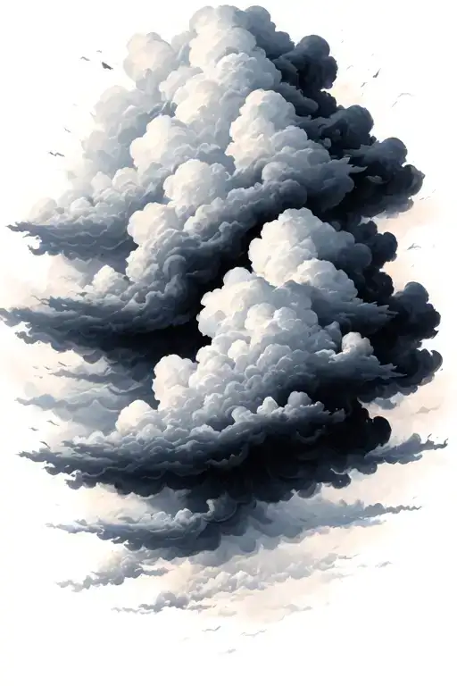 Black Cloud Background