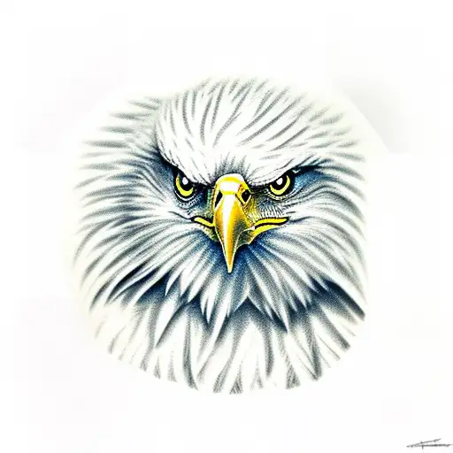 Eagle Hold An Hourglasses