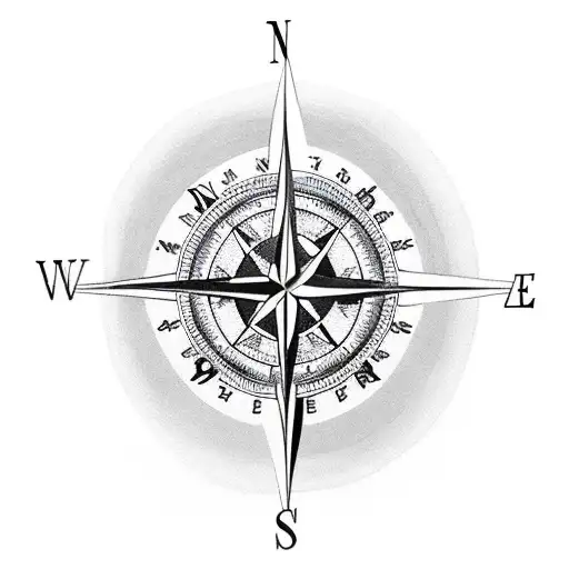 Compass With Catholiek Cross