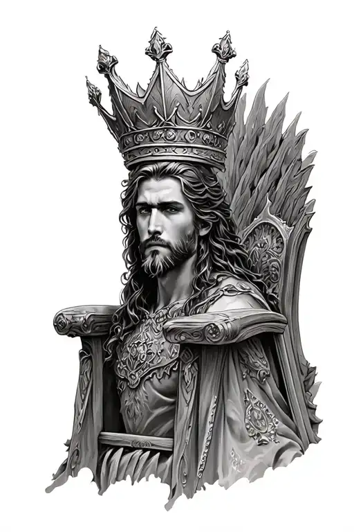 Captive Throne With His Crown
