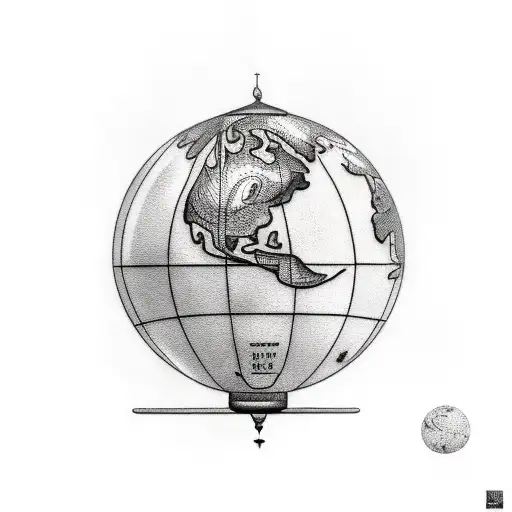 Globe With Birds