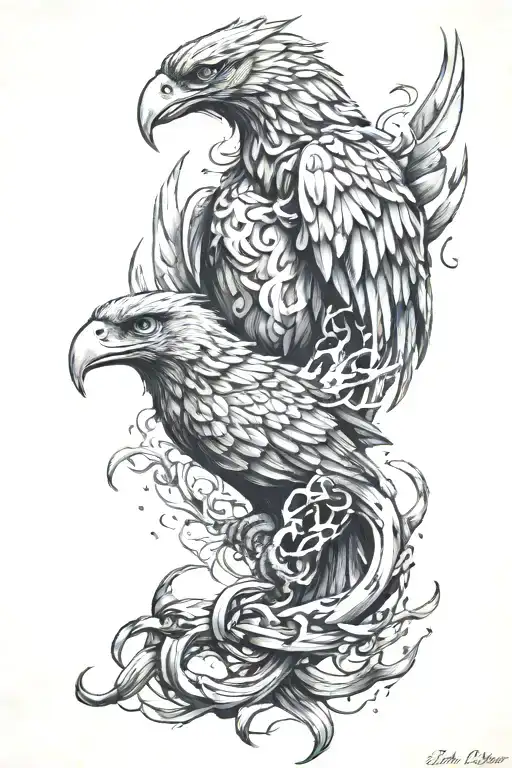 Phoenix Breaking Shackles