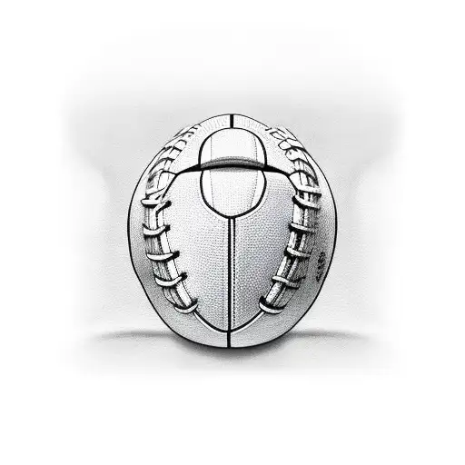 Football With Number 17 In The Back