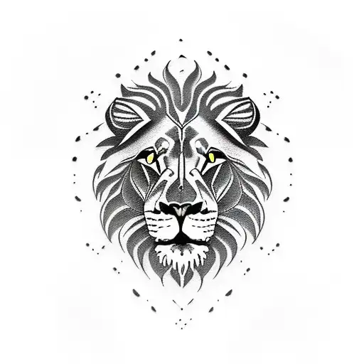 Lion Face With Arm Band