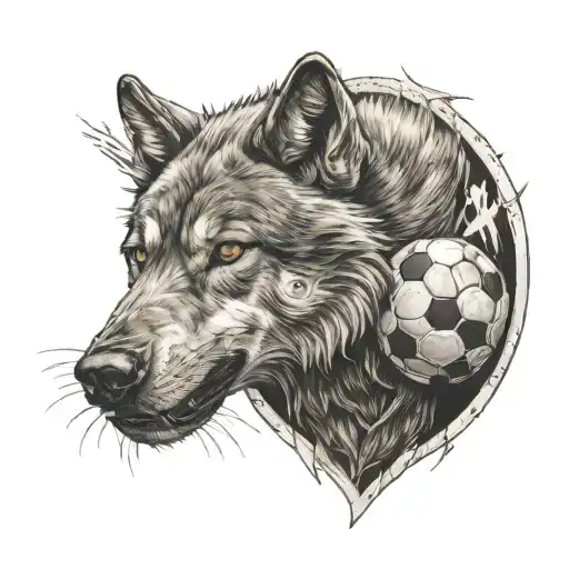 Wolf And Soccer And Boxing