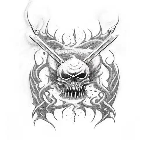 Dark Soul Fireplace With A Twisted Sword Innit