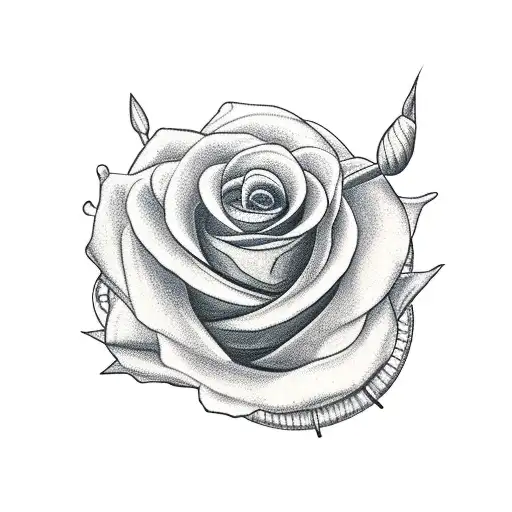 Music Note Flower And Heart