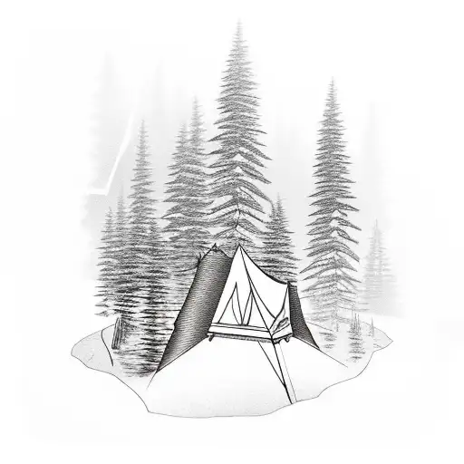 Camping In The Mountains