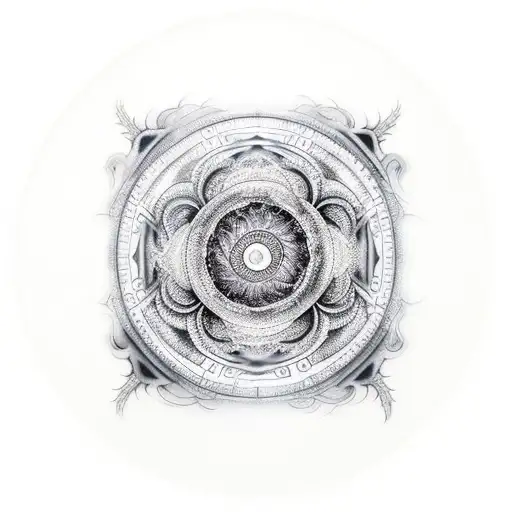 A Yin And Yang Sign That Has Grown In Darkness