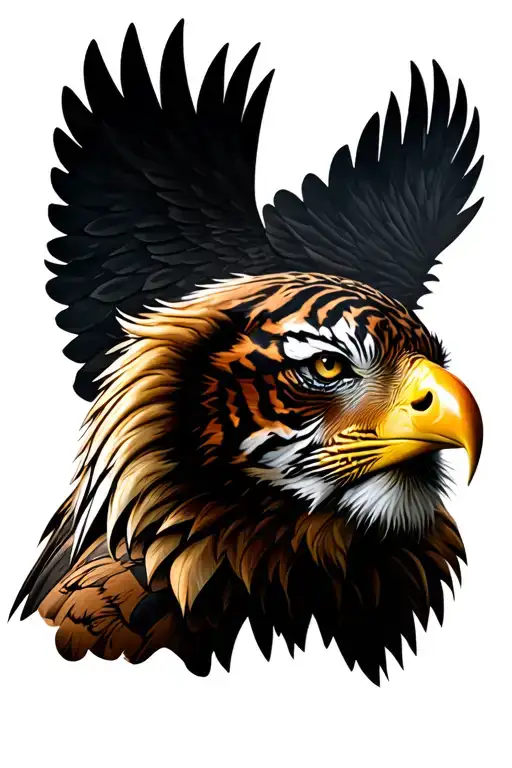 Eagle With Tiger Face