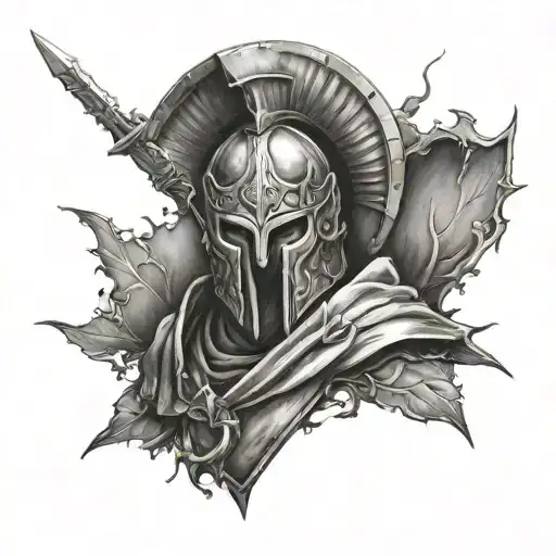 Spartan Warrior Bloody Morning Glory