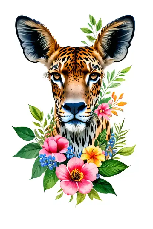 African Animal Or Floral Design