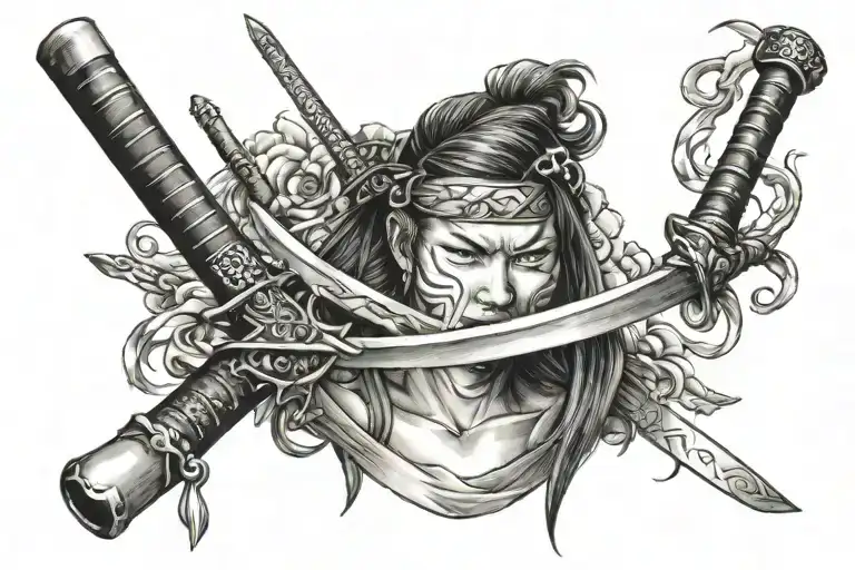 Katana Over The Knee