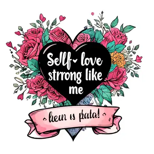 Self Love Heart Strong Me Like