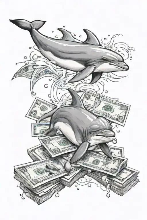 Dolphin And Money And Cocaine