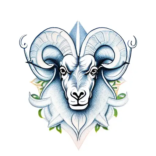 Symbol Of Love And A Ram