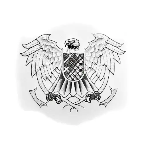 Eagle From Serbian Flag