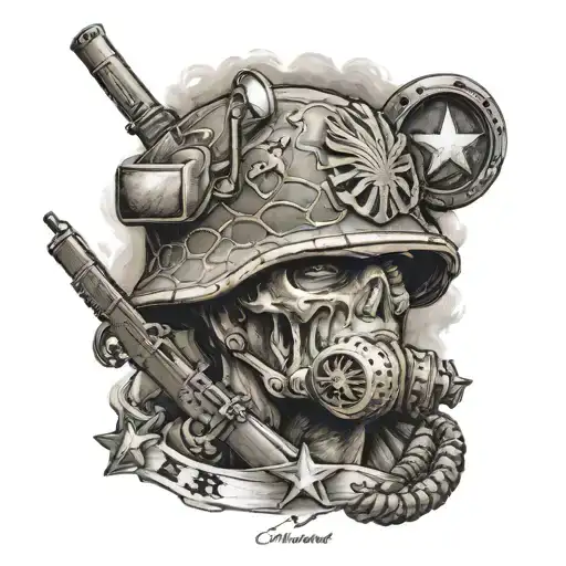 Military Marines Dad Simper Fi