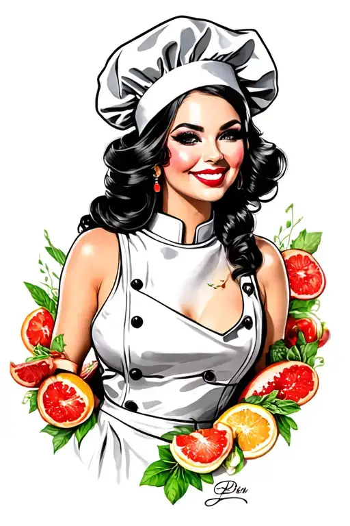 Chef Pin-up Girl