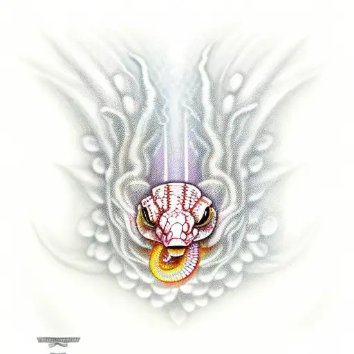 Albino Corn Snake With Halo Going Down Arm