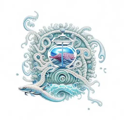 Hourglass Ocean Animals