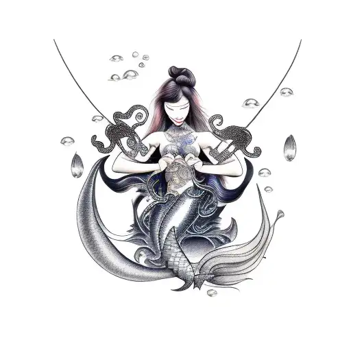 Sexy Asian Mermaid
