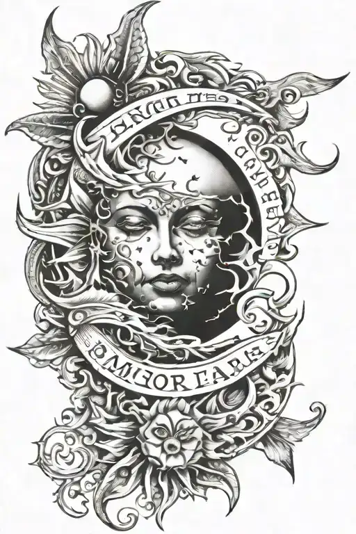 Sun And Moon Amor Fati Text