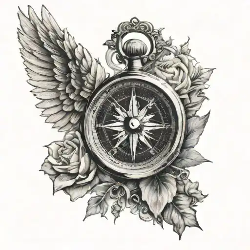 Compass With Angel