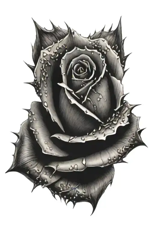 One Thorn Spiky Rose