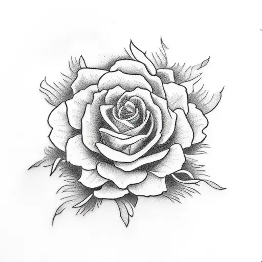 Scary Beautiful Dark Floral