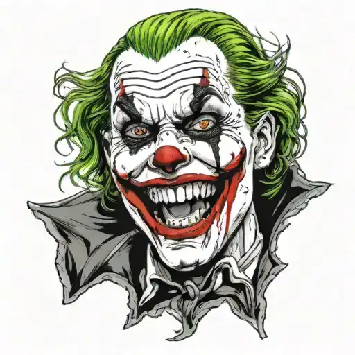 Joker Smile From Suicide Squad With A Horror Twist