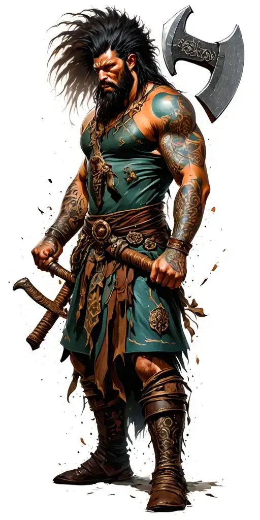 Warrior With Axe