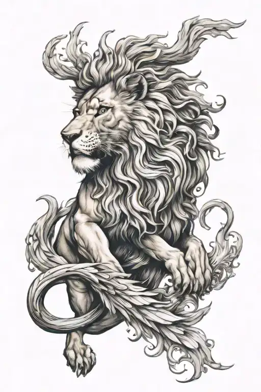 Lion Phoenix Rising