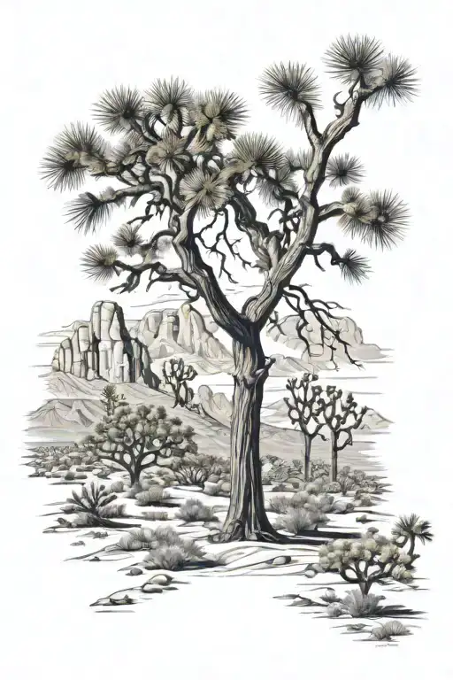 Joshua Tree Desert Landscape