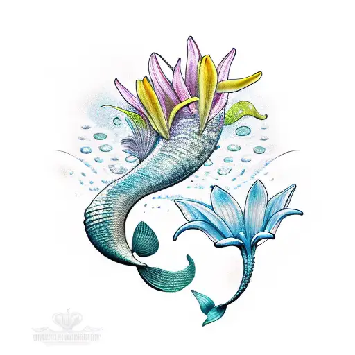 Mermaid Lillies Aphrotite