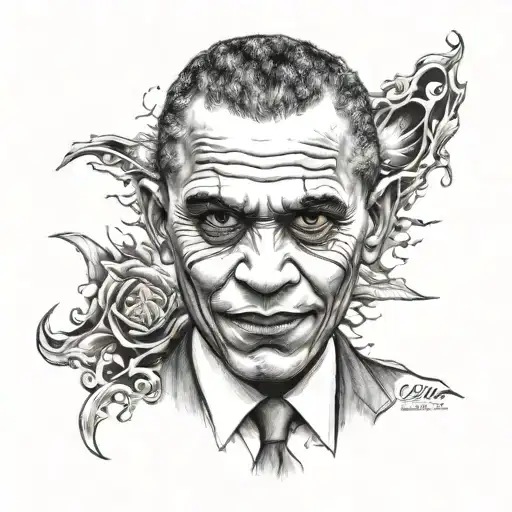 Half Face Joker Obama