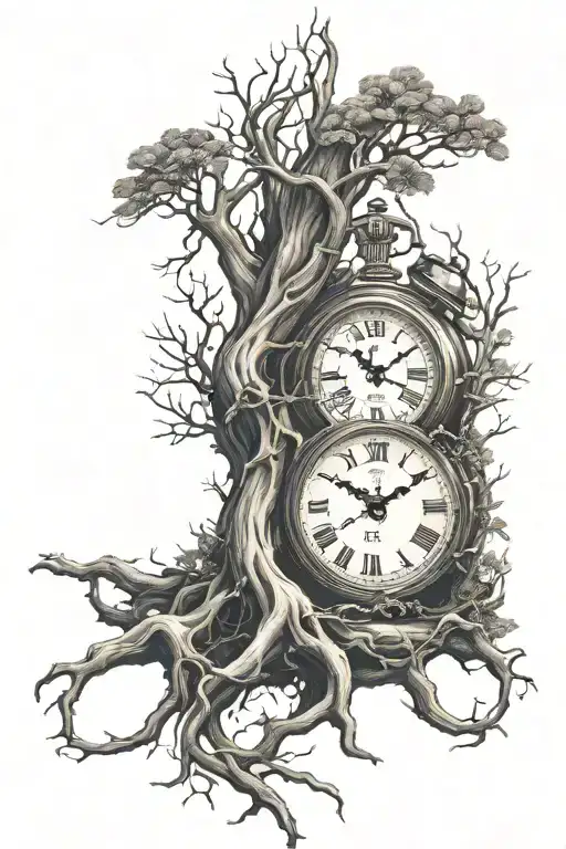 Broken Clock With Roots