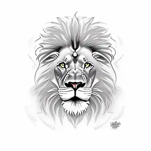 Hemanth Name With Lion Face On Background