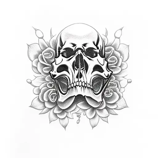 Music Skulls Detailed