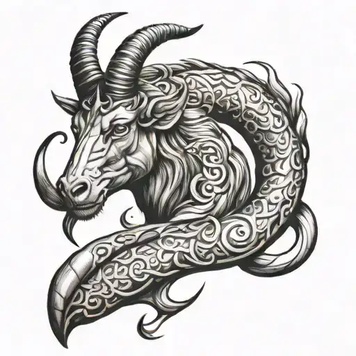 Capricorn Tattoo For Man