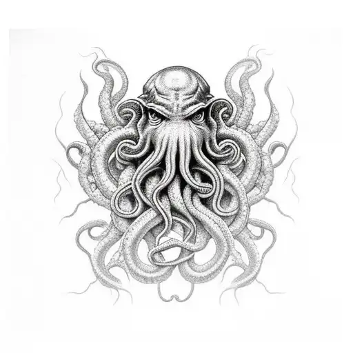 Cthulhu Tentacles And Deep Water Shrines