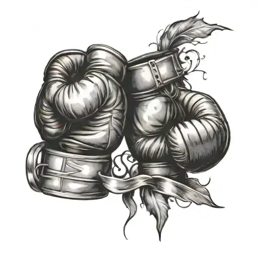 Boxing And Love Symbol
