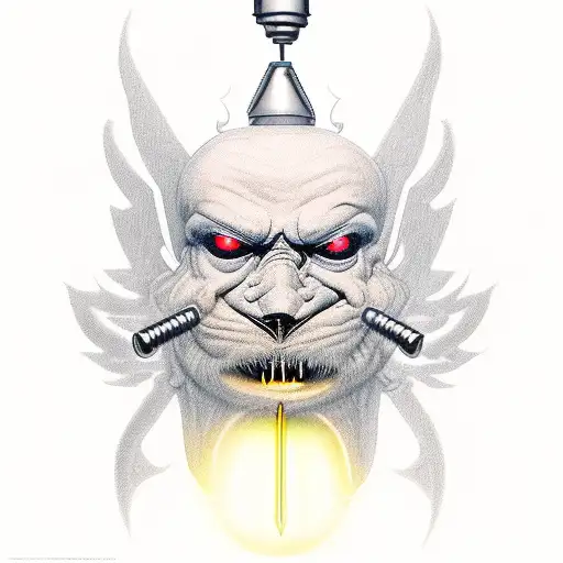 A Light That Speakes To A Soldier In A Dark Space But That Is Piercien Him With Light