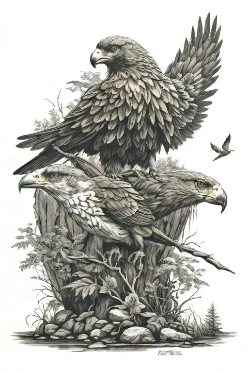 Military Nature Scene