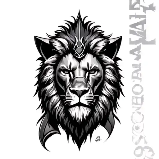 Spartan With Lion Face