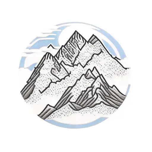 Mountains With Colorado Flag